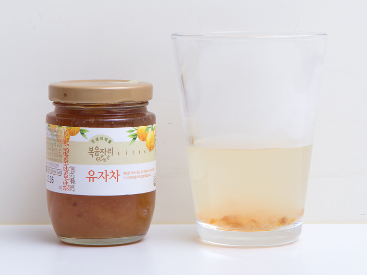 230g(3,100ウォン) / 柚子の砂糖漬け 80%・梨の砂糖漬け 5%