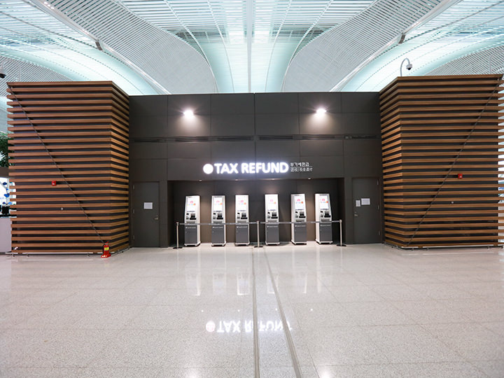 KIOSK(自動払い戻し機)
3階出国フロア一般区域 1・2番出国ゲート付近、免税区域248・253ゲート付近