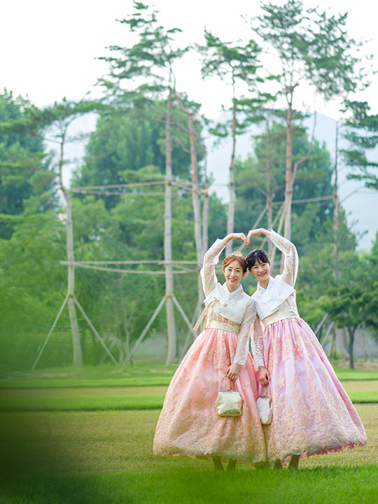 王女コース※写真提供：韓服レンタルショップ「inkorea韓服」