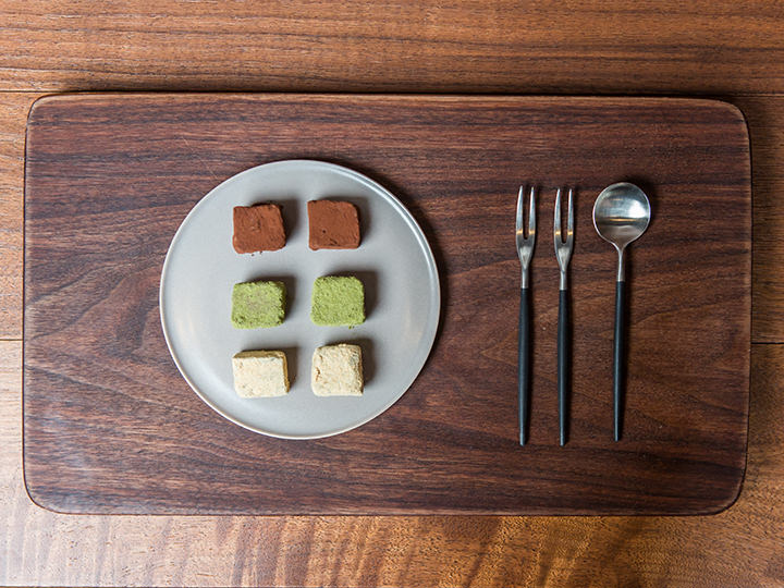 「生チョコレート３種プレート」