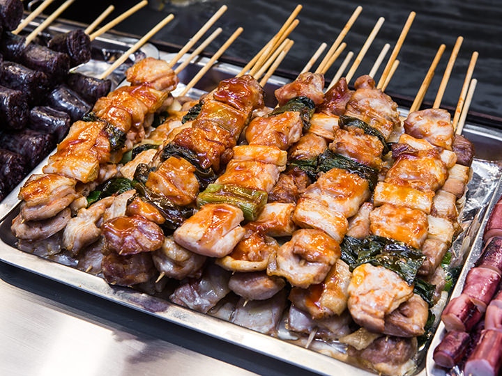 焼き鳥(タッコチ) 3,000ウォン

ピリ辛タレの味付けがあるのが韓国ならでは