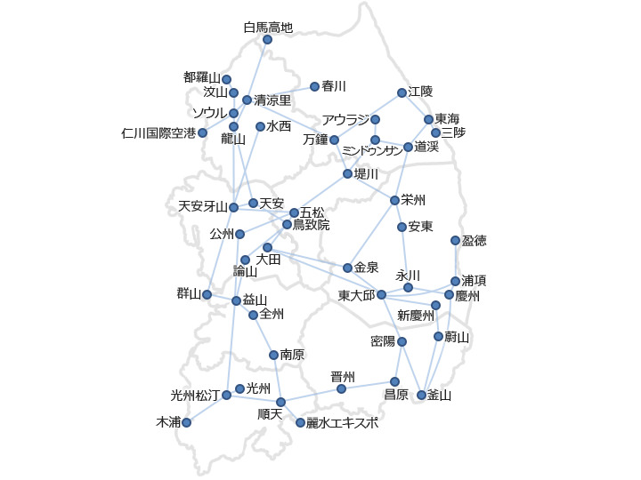 ソウルから地方への行き方 鉄道編 韓国の交通 韓国旅行 コネスト