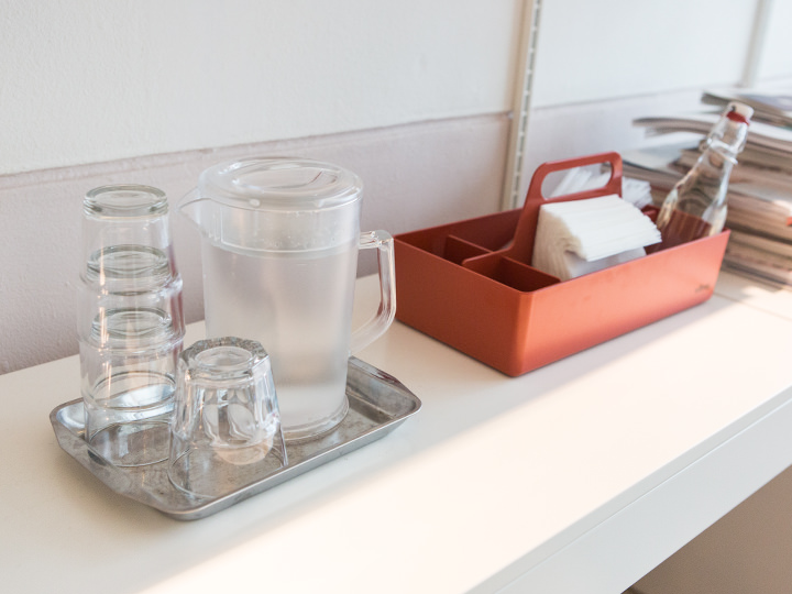 お水はセルフサービス