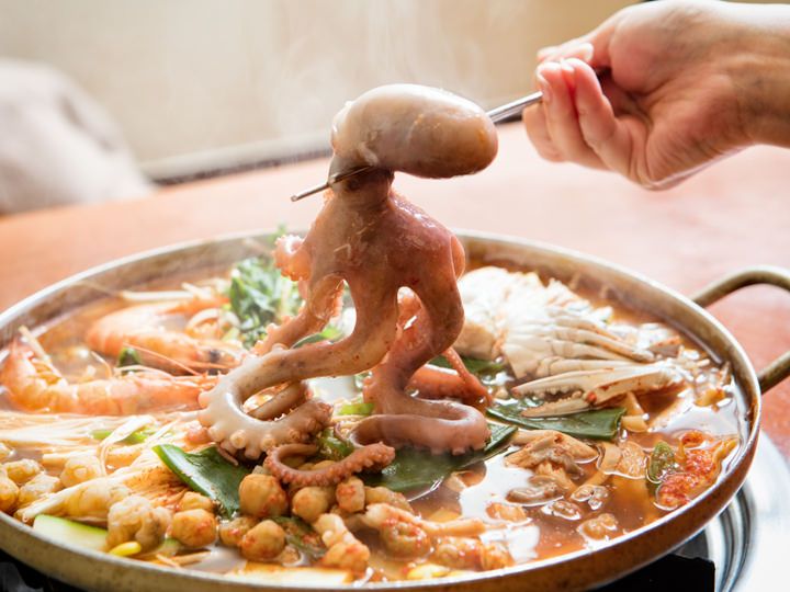 テナダダコ入り海鮮鍋