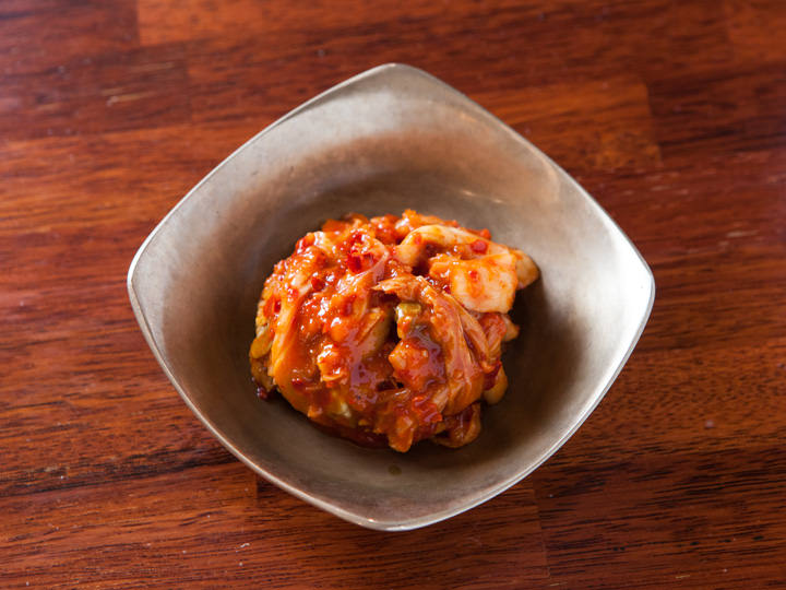 ピリッと辛いキムチ