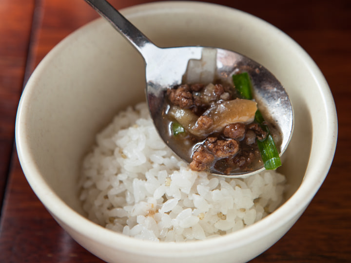 ご飯とミンチが相性抜群