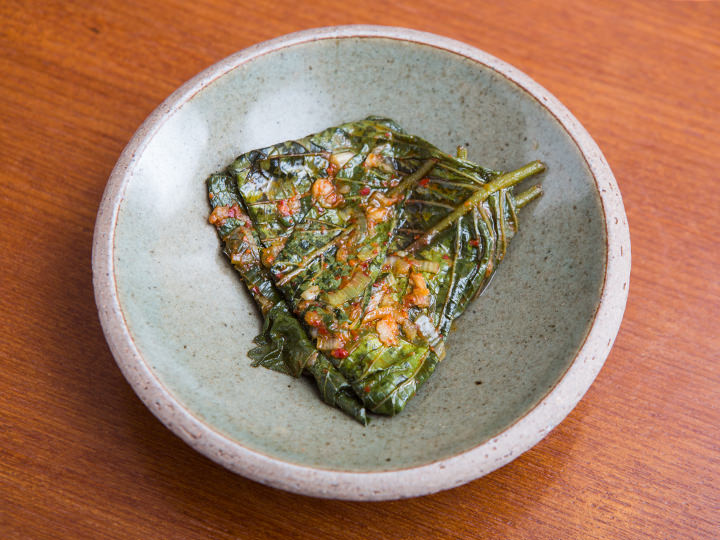 エゴマの葉のキムチ