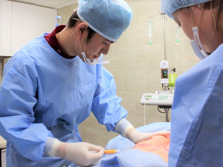 脂肪吸引手術風景