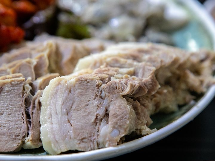 ポッサム(茹でた豚肉)