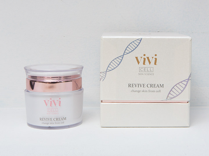 vivi stemcell ヒト幹細胞培養液 リヴァイヴクリーム 50g 幹細胞コスメ  