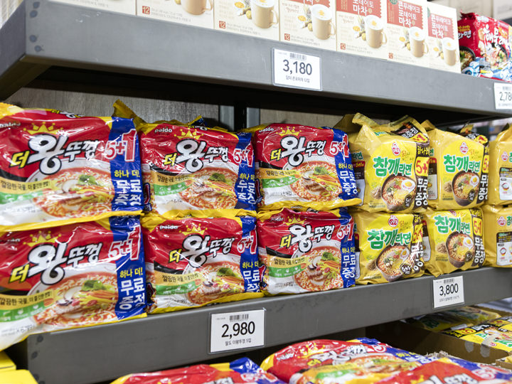 韓国のインスタントラーメン