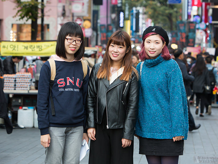 (写真左から)えまり、ももか、ダウン