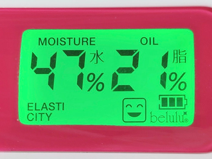 1時間後の水分量