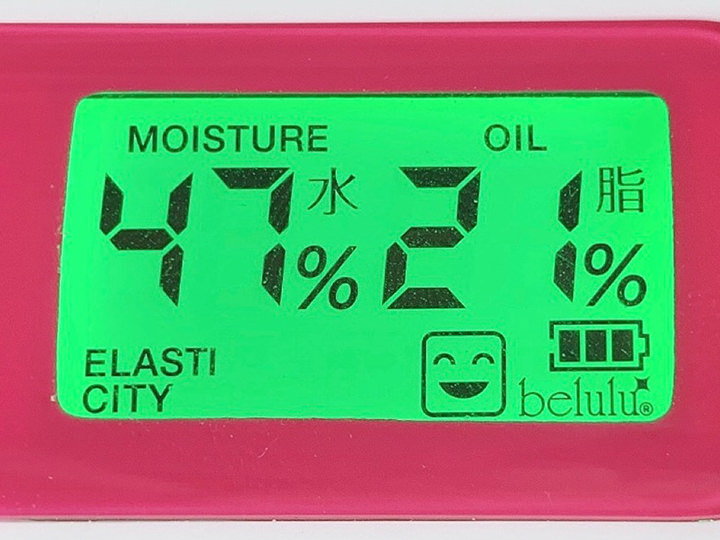 1時間後の水分量
