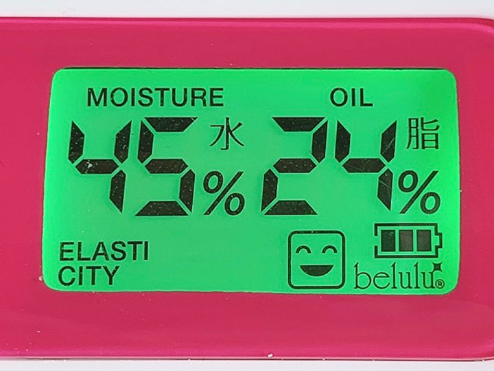 浸透後の水分量