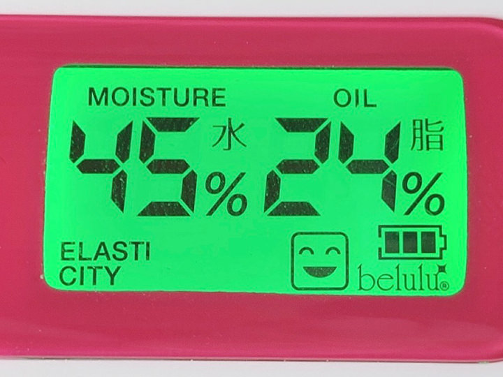1時間後の水分量