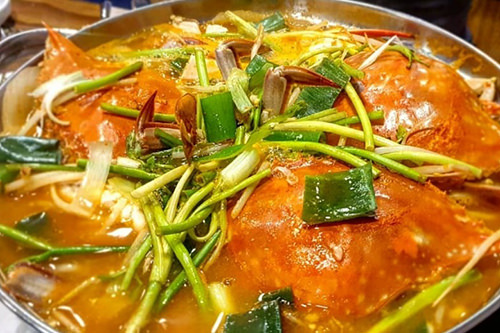 ワタリガニ鍋(コッケタン)