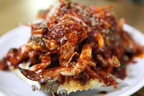 ワタリガニの唐辛子味噌漬け(コッケムチム)