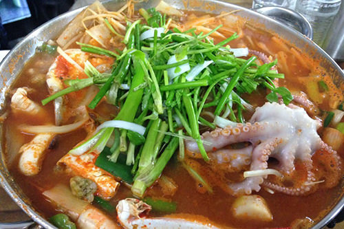 海鮮鍋(ヘムルタン)