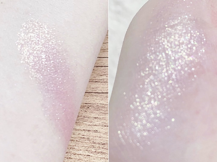 「PK002」の色味とラメ感