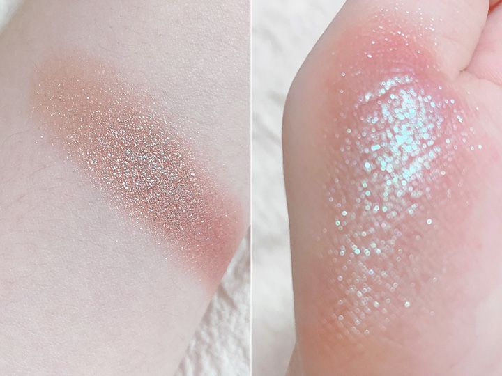 PlumBellの色味とラメ感