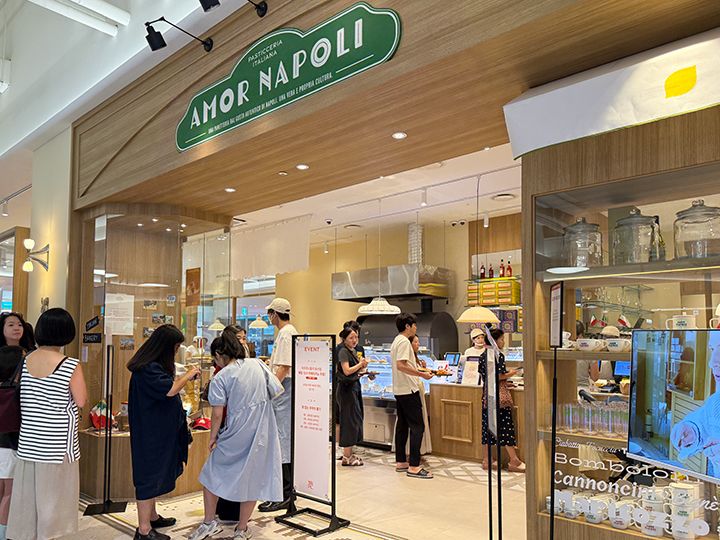 北村(プッチョン)の人気ベーカリーカフェ「アモールナポリ」