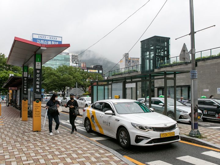 釜山駅 南側タクシー乗り場