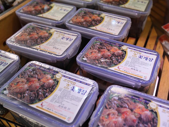 カンジャンケジャンは液体物としての注意が必要