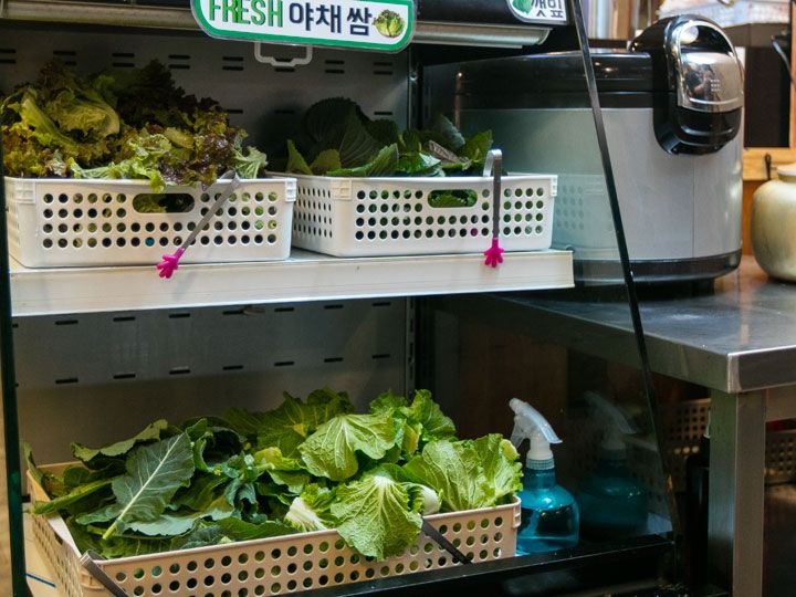 野菜のコーナー