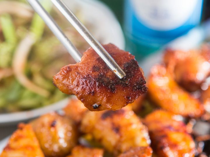 秘伝のタレとの相性も抜群