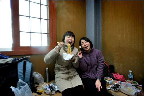 待ちに待った昼食タイム