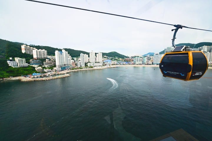 松島(ソンド)海上ケーブルカー
釜山の海を空中散歩できる海上ロープウェー