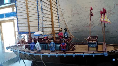 朝鮮通信使船の模型(朝鮮通信使歴史観)