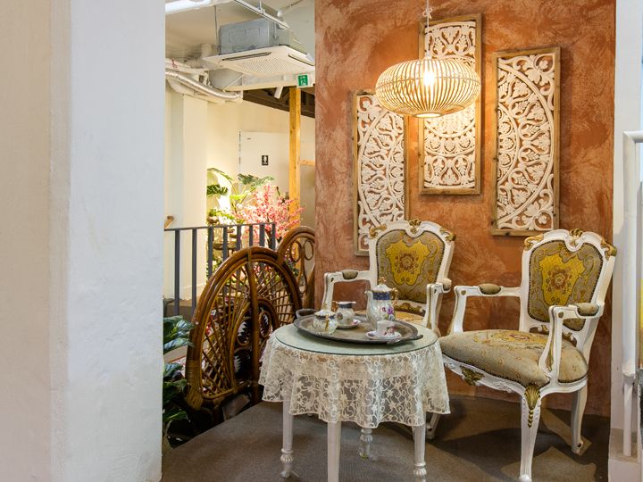 3階フォトゾーン
ヨーロッパ風のモダンな雰囲気のスペースです。