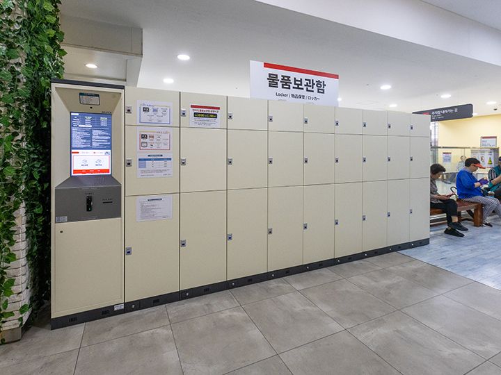 コインロッカーは日本語表示も可