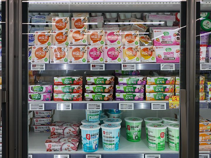 ビヨットなどのヨーグルト