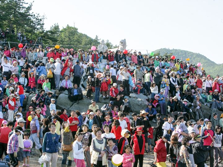 小高いところから見ると
海割れがよくわかります。