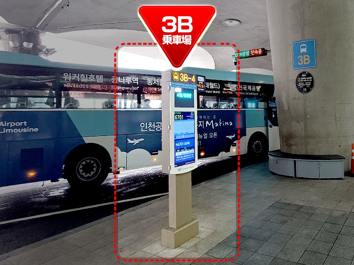 3.3B-1~4乗車場で乗車