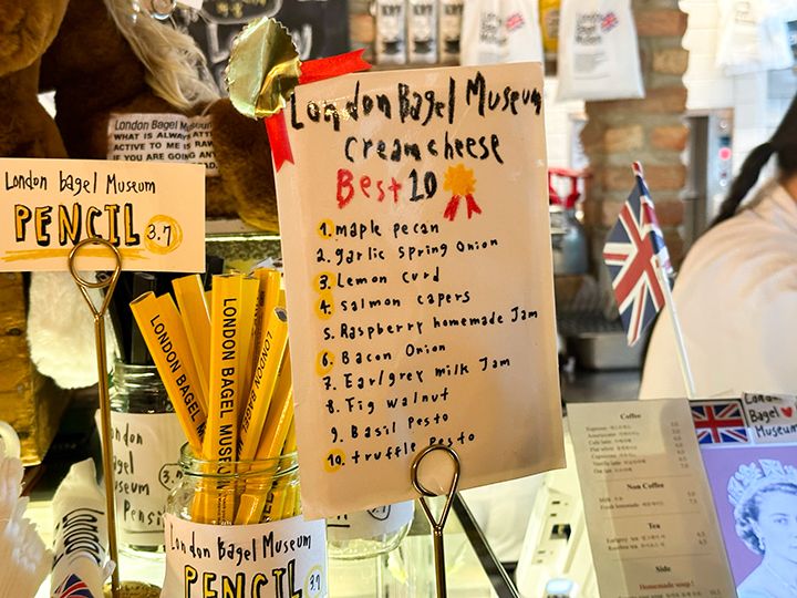 人気のクリームチーズBEST10を英語で表示