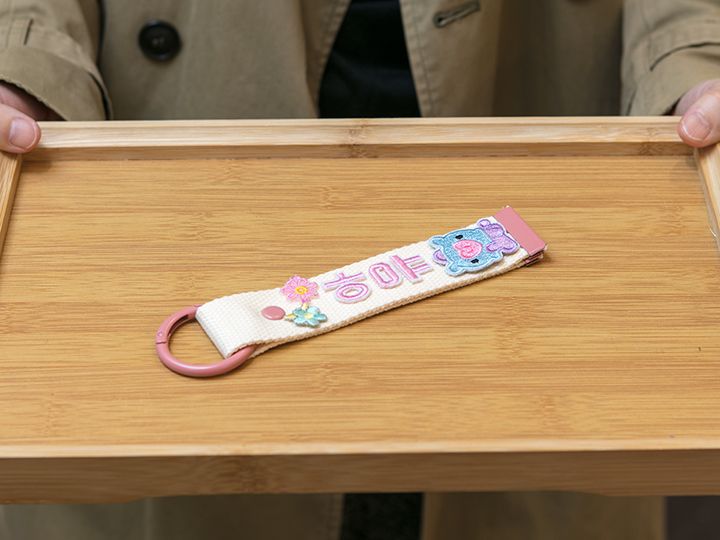 1.ストラップとワッペンを選んで