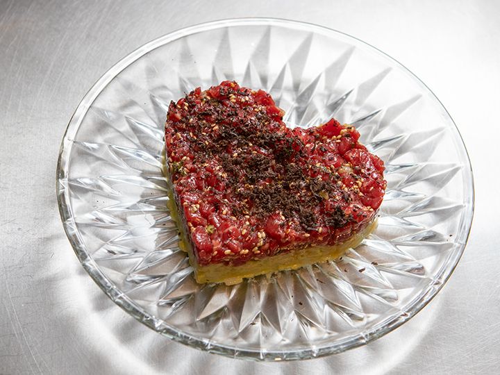 バレンタインなどのイベント時にはハート模様にもアレンジ