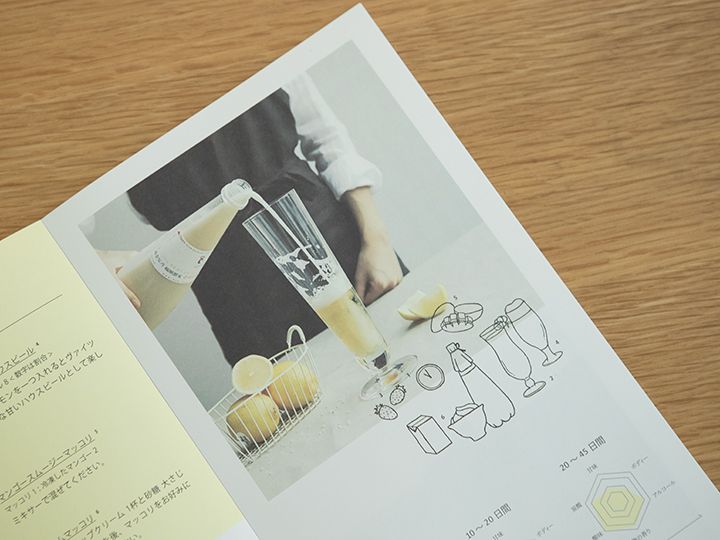 詳しくは日本語のパンフレットを参照