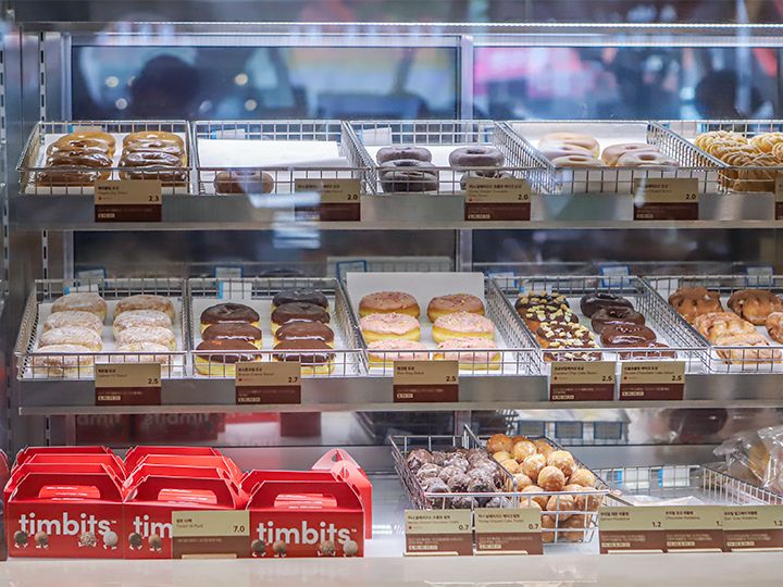 Tim Hortons 新論峴駅店｜江南駅・三成(COEX)(ソウル)のグルメ
