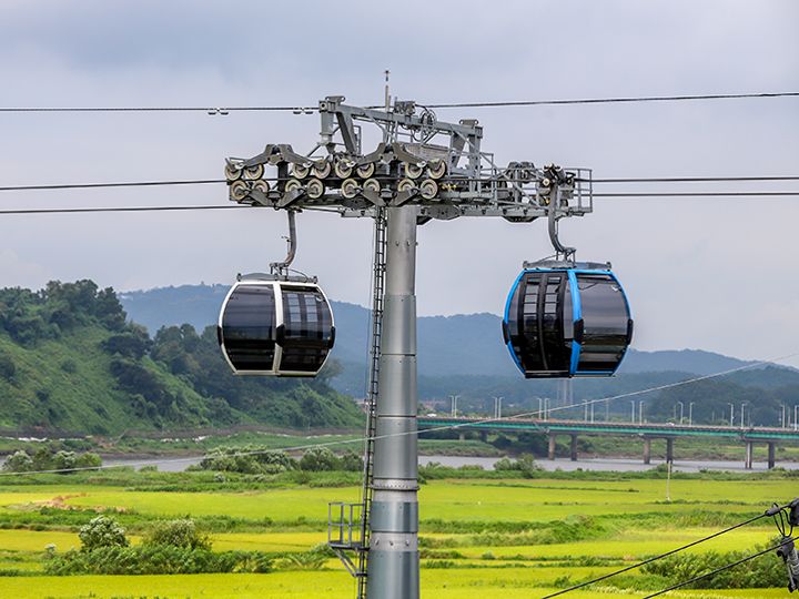 坡州 臨津閣平和ゴンドラ｜DMZ・板門店(京畿道)の観光スポット｜韓国