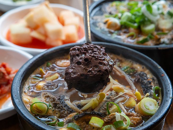 牛の血を固めた「ソンジ」