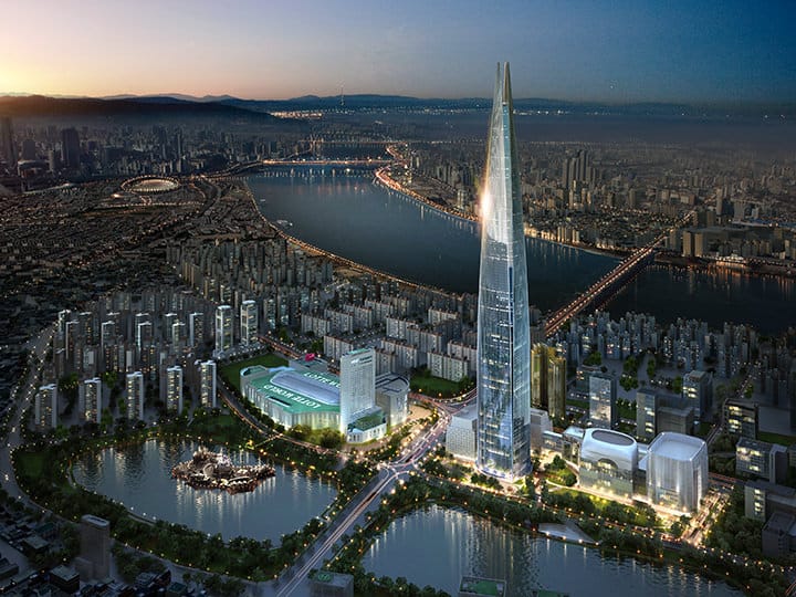 タワーの中からは、どんな夜景が見えるかな?