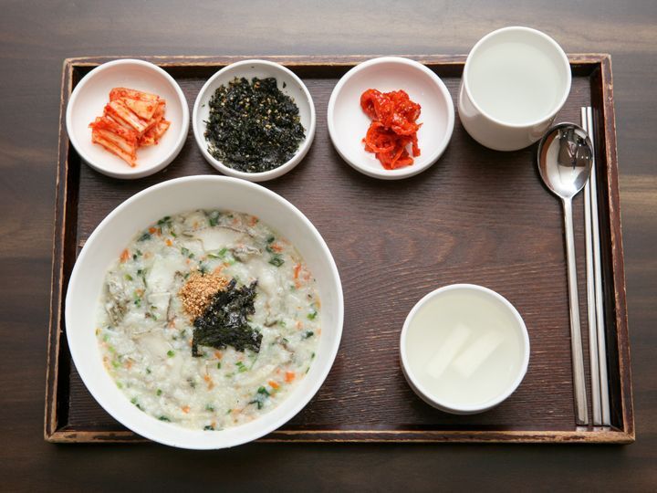 あわび粥セット