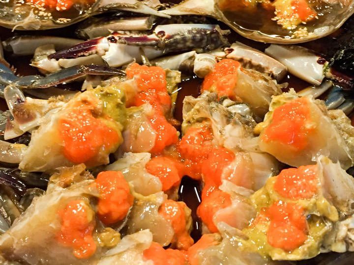 ぎっしり詰まった身と卵