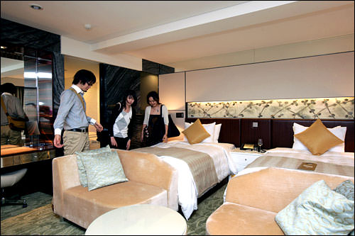 布団もフカフカだぁ!