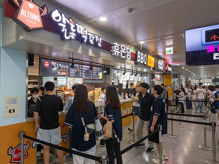 スタジアムグルメも満喫